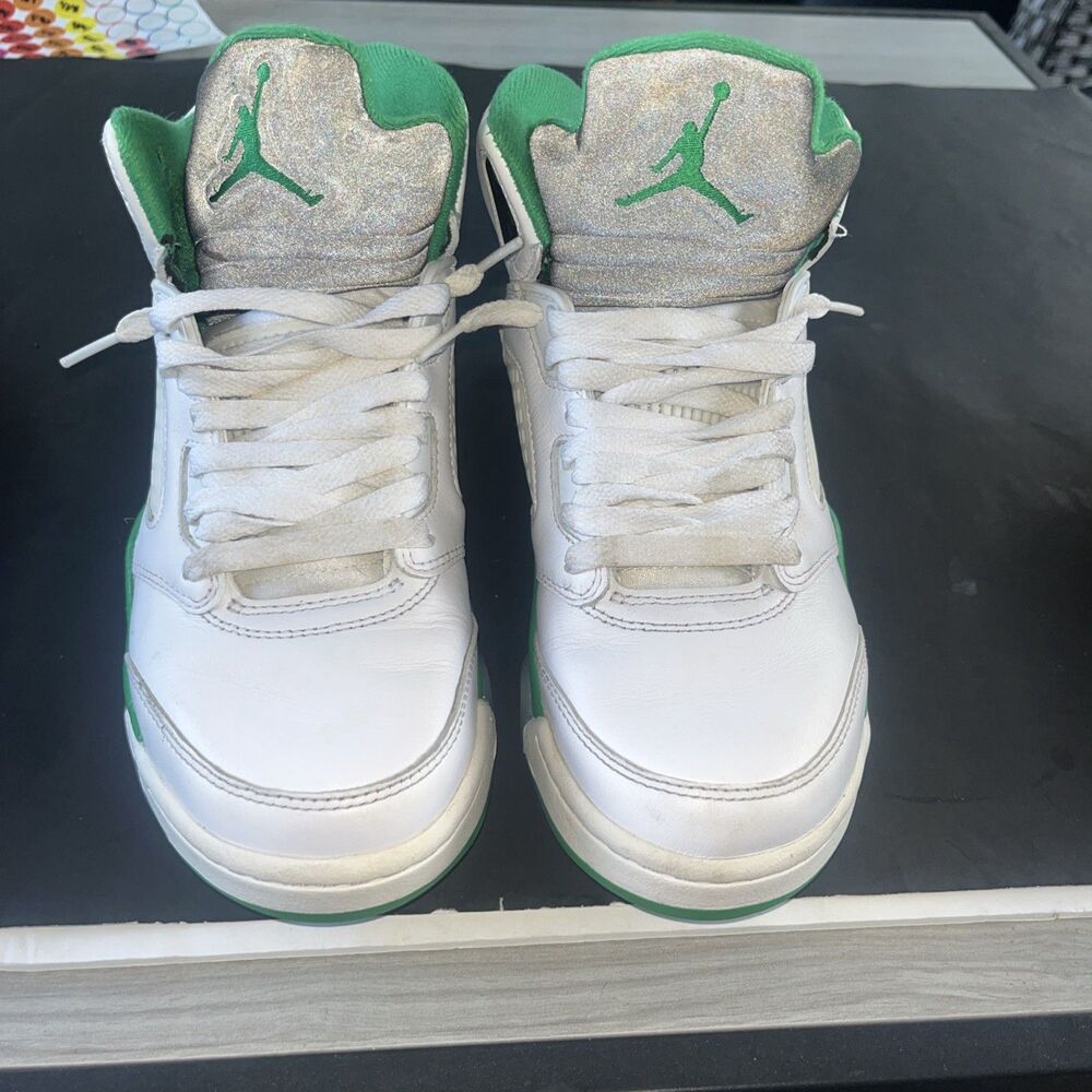 Size 7.5 - Air Jordan 5 Retro Lucky Green W